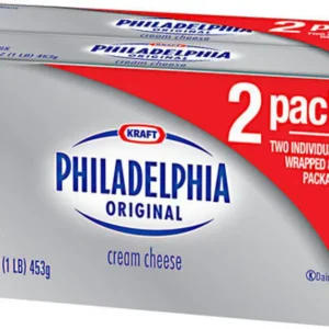 Kraft Philadelphia Original Cream Cheese 452 g (Pack of 2)