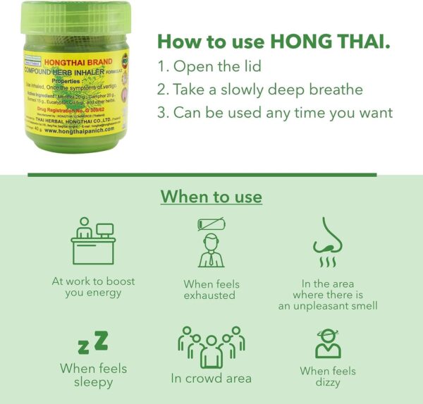 Hong Thai Traditional Thai Herbal Inhalant - Image 3